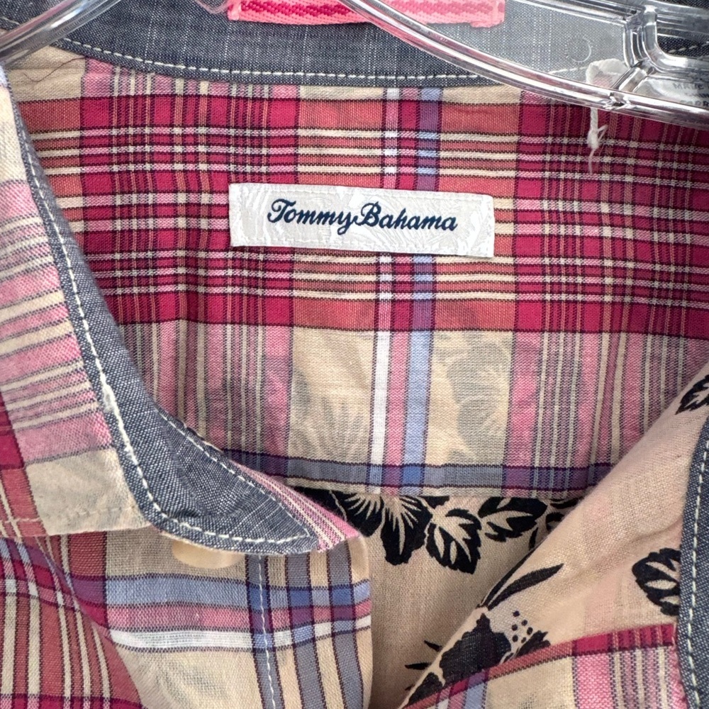 Tommy Bahama Men's Palapa Plaid size XL dry cleaned - Picture 3 of 5